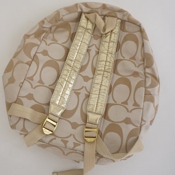 Coach Signature Poppy Appliqué Rare Limited Edition Backpack - Picture 9 of 15